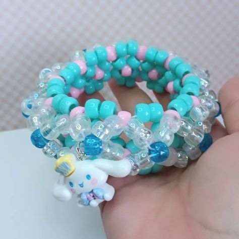 cinnamoroll 3d kandi cuff !!! 🩷🌸❤️🌸🧡🌸💛🌸💚🌸💙🌸💜 🎀 avaliable on depop and mercari! ♡ check out my page for tons of other kandi + jewelry pics >:3 ♡ handmade with love by me! ♡ freebies with every order! thank you for your support <33 🩷🌸❤️🌸🧡🌸💛🌸💚🌸💙🌸💜 shares are greatly appreciated! you are helping me grow my small business <3 PLUR!! 🫶🌈 #kandi #kandikid #kandicuff #kandibracelet #kidcore #scenecore #dreamcore #pinkcore #kawaii #decora #fairykei #cinnamoroll #sanrio #sanriokandi #sanriocore #cin... Sanrio Kandi, Kandi Core, Cinnamoroll 3d, 3d Kandi Cuff, 3d Kandi, Kandi Jewelry, Jewelry Pics, Cinnamoroll Sanrio, Kandi Inspo