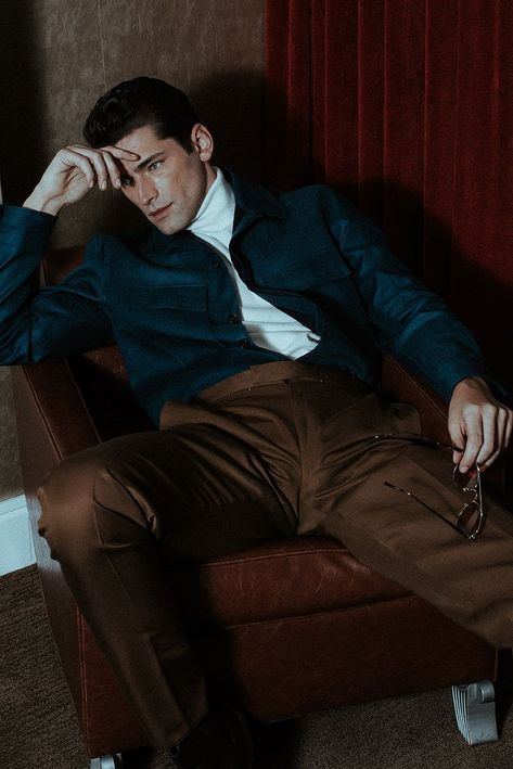 Sean O'pry Photoshoot, Gatsby Mens Fashion, Sean Opry, Fashion Photoshoot Editorial, Cover Photoshoot, Maxon Schreave, Sean O'pry, Magazine Man, Male Models Poses