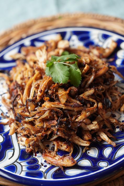 Chicken Vaca Frita Recipe, Vaca Frita Recipe, South American Food, Cuban Chicken, Cuban Dishes, Pizza Appetizers, Meat Eater, Cuban Cuisine, Cuban Food