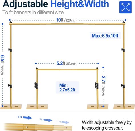 Amazon.com : Emart Backdrop Stand, 6.5x10 ft Adjustable Photo Background Pipe and Drape Photography Kit with Heavy Duty Metal Base for Parties, Wedding, Video Studio, Birthday : Electronics Pipe And Drape, Photography Kit, Video Studio, Booth Ideas, Backdrop Stand, Wedding Video, Photo Background, Photo Backgrounds, Metal Base