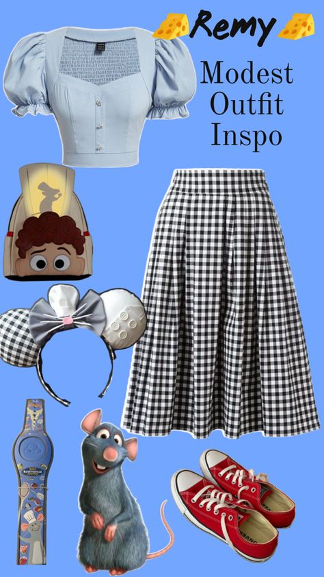 Remy Ratatouille, Ratatouille Disney, Disney Poses, Disney Characters Costumes, Teacher Costumes, Disney Themed Outfits, Disney World Outfits, Disney Trip Shirts, Disneyland Outfits