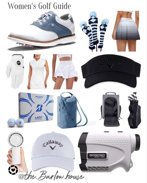 Women’s Golf Guide Golf skirts Summer golf Golf visor Callaway golf Golf clubs Golf shoes Range finder Golf balls Head covers Golf skirts Golf tops Golf Follow my shop @The.Barlow.House on the @shop.LTK app to shop this post and get my exclusive app-only content! #liketkit #LTKshoecrush #LTKfit #LTKFind @shop.ltk https://liketk.it/4bRnX What Women Need, Golf Fits, Golf Aesthetic, Golf Attire Women, Golf Visor, Summer Golf, Range Finder, Skirts Summer, Girls Golf