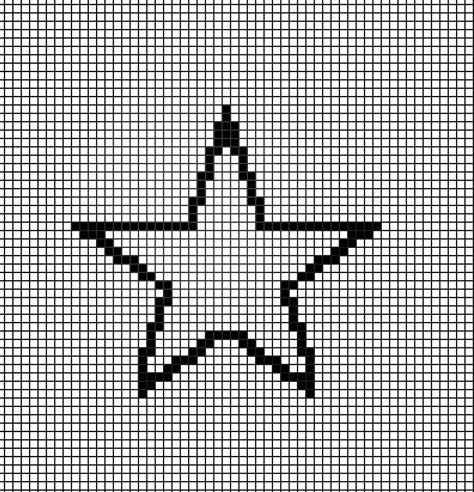 Pixel art Star Pixel Grid Crochet, Star Pixel Grid, Star Pixel Art, Pixel Crochet, Crochet Stars, Crochet Inspo, Pixel Pattern, Pixel Art Pattern, Crochet Cross