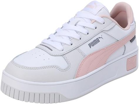 PUMA Women's Carina Street Sneaker Men's Boot Liners, Vert Turquoise, Puma White, Puma Women, Sneakers White, Athletic Shoes, Baskets, Wedges, Shoe Bag