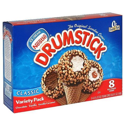 drumsticks <3 Drumstick Ice Cream, Purple Cake Pops, Frozen Snacks, Daisy Sour Cream, Ice Cream Wallpaper, Get Free Stuff Online, Ice Cream Business, Frozen Snack, Coffee Mate