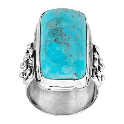 Antique Turquoise Jewelry, Turquoise Statement Ring, Silver Jewellery Online, Bold Rings, Turquoise Ring Silver, Blue Jewelry, Boho Rings, Turquoise Jewelry, Womens Jewelry Rings