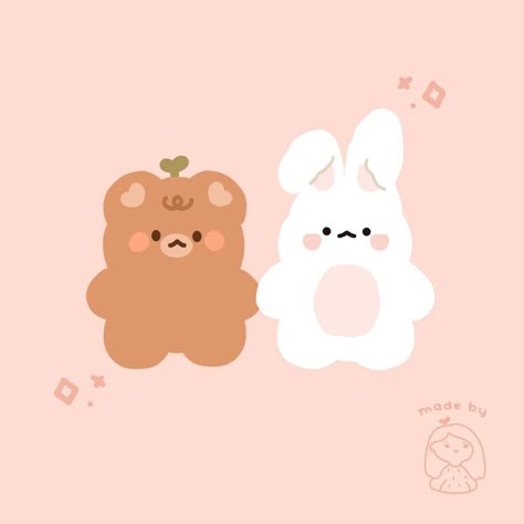 Kawaii Teddy Bear Drawing, Bear Illustration Cute, Kawaii Illustration Art, Neutral Widgets, Cute Bear Illustration, Cute Kawaii Bear, Bear And Bunny, Teddy Bear Drawing, Bear Kawaii