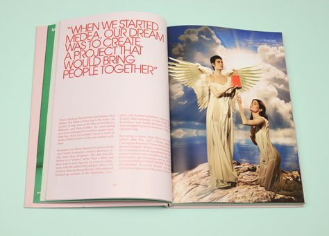 "Aren’t we all brothers and sisters of God?" - STACK magazines Stack Magazines, Editorial Design Magazine, Pub Design, Korea Magazine, Link Art, Spring Prints, Fashion Magazines, Publication Design, Brothers And Sisters