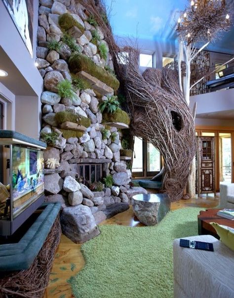 Barbie Hotel, Theme Playroom, Inside Tree, Lakeside Retreat, Woodland Bedroom, Casa Hobbit, Forest Room, Inspiration Deco, Nature Room