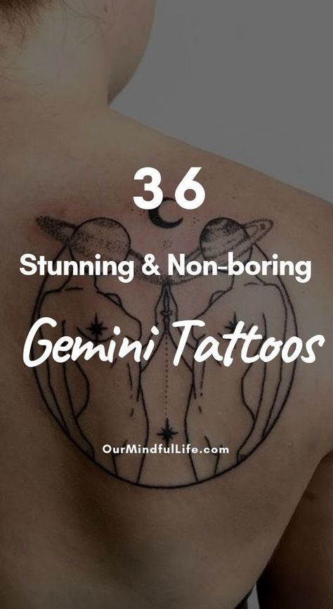 Unique Gemini Tattoos For Women, Gemini Aries Tattoo, Gemini Dragon Tattoo, Gemini Tattoo For Men, Gemini Tattoo For Women, Awesome Tattoos For Women, Gemini Sign Tattoo, Amazing Tattoos For Women, Endless Tattoo