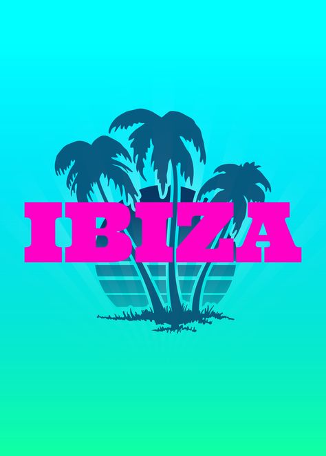 Ibiza, we have missed you!! Ibiza Preppy Poster, 7 Pines Ibiza, Ibiza Bohemia Poster, Ibiza Book, Ibiza Clubs, Ibiza Party, T Shirt Logo Design, 21st Party, Shirt Logo Design