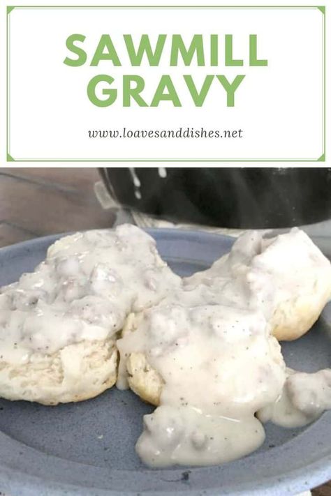 Sawmill Gravy Recipe, Country Gravy Recipe, Sawmill Gravy, Gravy Breakfast, Breakfast Gravy, Gourmet Sausage, Giblet Gravy, Cheap Family Meals, Cream Gravy