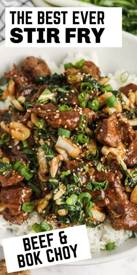 Stir Fry Beef, Easy Beef Stir Fry, Beef Stir Fry Recipes, Recipe Beef, Beef And Broccoli, Asian Vegetables, Fried Beef, Broccoli Beef, Chinese Cooking