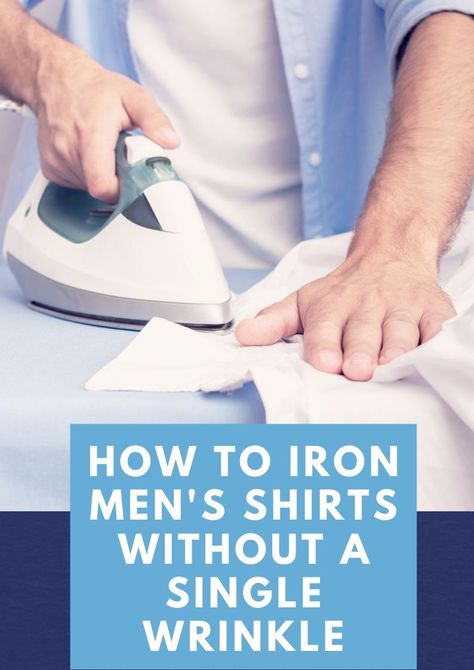 How To Iron A Dress Shirt Men, How To Iron A Shirt, Iron Man Shirt, Clean Crafts, Shirt Hacks, Iron Shirt, Laundry Hacks, Simple Rules, Diy Cleaning Products