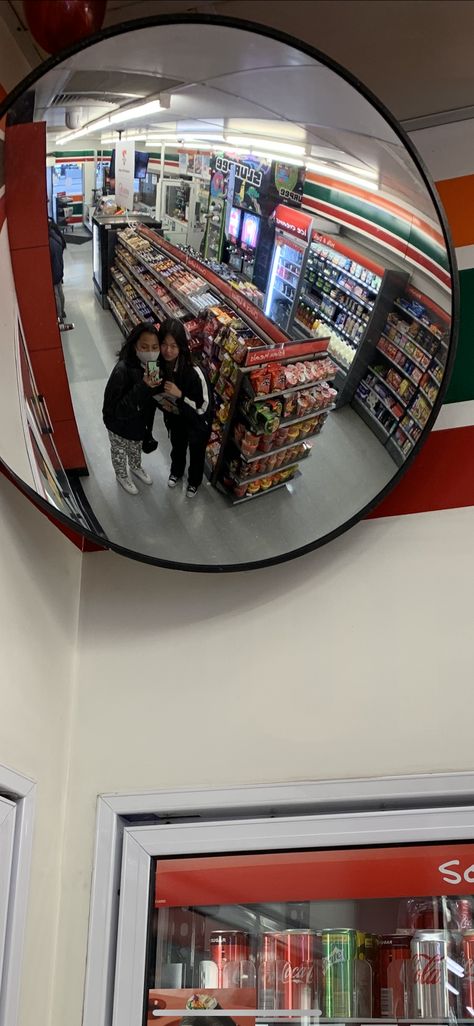 Convex Mirror Selfie, Fish Eye Mirror, Concave Mirror Selfie, Street Mirror Aesthetic, Convenience Store Mirror Selfie, Concave Mirrors, Curved Mirror, Circular Mirror, Art Boards