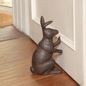 Unique Gift Ideas and Personalised Gifts | notonthehighstreet.com Horse Door, Cast Iron Doorstop, Cast Iron Door, Brown Rabbit, Happy Anniversary Cards, Bunny House, Iron Door, Beautiful Greeting Cards, Door Stops