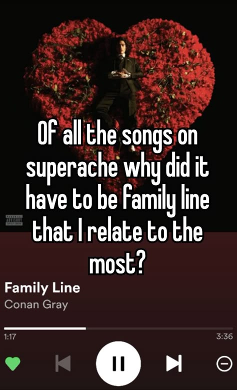 Family Line Wallpaper, Family Line Conan Gray Aesthetic, Family Line Aesthetic, Family Line Conan Gray Lyrics, Conan Gray Family Line, Family Line Conan Gray, Family Lyrics, A Little Life Book, Conan And Olivia