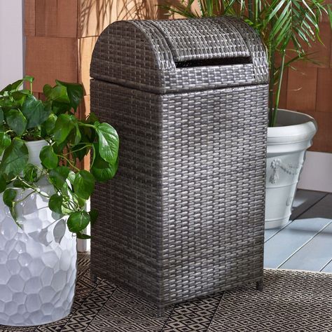 Diy trash can storage outdoor