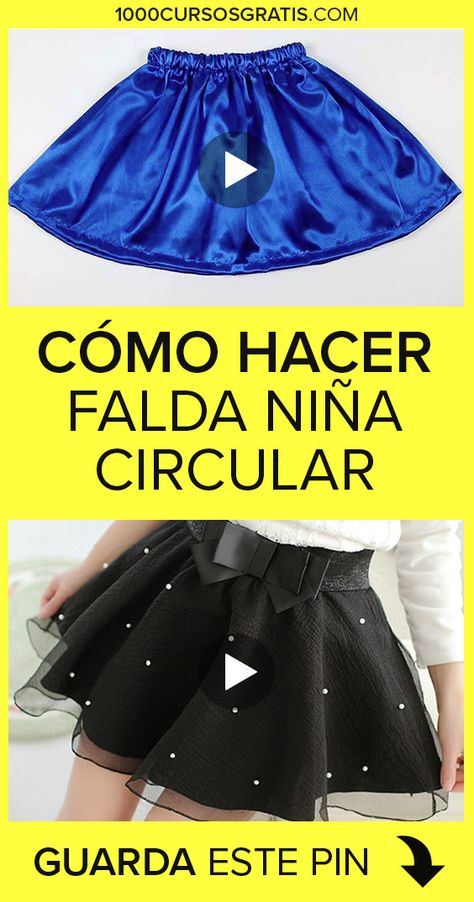 ¿Te gustaría hacer una falda circular para niñas de manera sencilla? 🤩 ¡Entonces este PIN es para ti! 😌Aprende de manera fácil con este paso a paso cómo hacer una hermosa falda 🧵✂️ #costura #cursos #course #coser #faldacircular #comohacerfaldacircular #manualidades #sewing #comohacerunafaldafacil #cursosdecostura #cursosgratis #faldas #faldacircular Ely, Diy Projects To Try, Diy Projects, Sewing