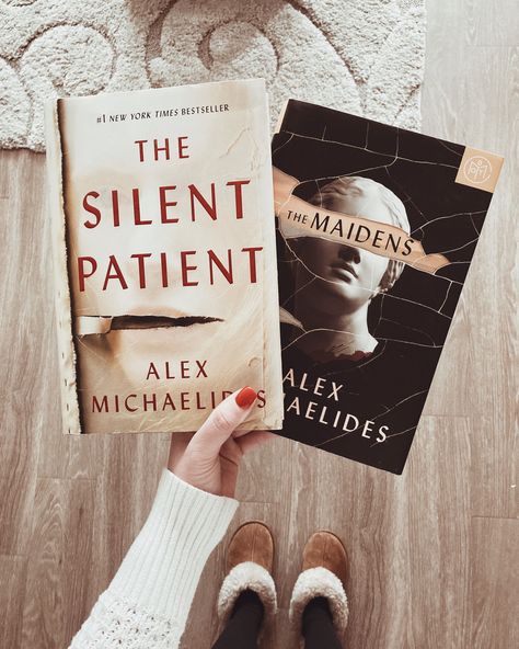 If you have not read either of these books by Alex Michaelides, then you are severely missing out! These novels are fast-paced, edge of your seat thrillers that keep you guessing until the very end! Definitely get yourself a copy now! #ad #books #bookish #bookstagram #booktok #bibliophile #thriller #mystery #alexmichaelides #writer #novel #favoriteauthor #bestbooks #favoriteread #goodreads #booksbooksbooks #reader #suspense #thesilentpatient #themaidens Thriller Book Aesthetic, The Maidens Alex Michaelides, Thriller Books Aesthetic, Books Thriller, Alex Michaelides, The Silent Patient, The Maidens, Alex Michael, Until The Very End