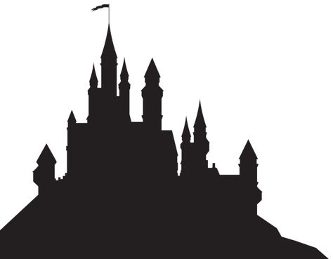 Harry Potter Castle Silhouette, Castle Outline, Harry Potter Stencils, Hogwarts Castle Silhouette, Disney Castle Silhouette, Hogwarts Silhouette, Chateau Disney, Castle Clipart, Harry Potter Castle