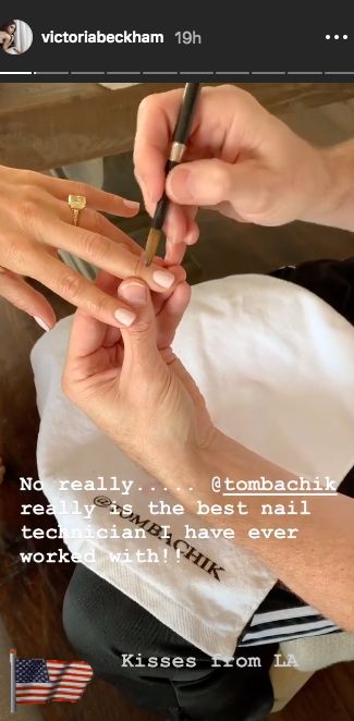 Victoria Beckham Nails, Victoria Secret Hair, Pale Pink Nails, Victoria Secret Show, Pink Polish, Nail Polish Brands, Pink Nail Polish, Essie Nail Polish, Essie Nail