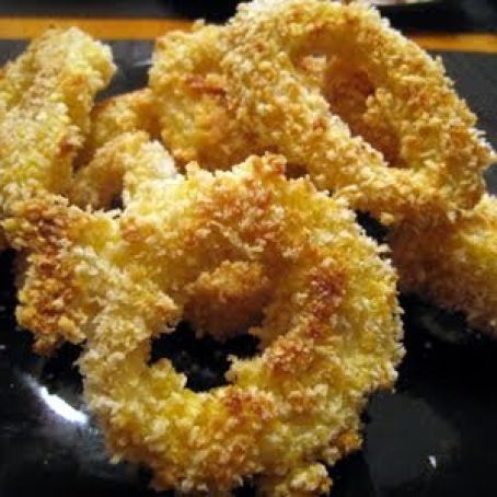 Baked Calamari Rings Calamari Rings Recipe, Party Appies, Baked Calamari, Fear Of Falling In Love, Calamari Rings, Supper Meals, Baked Onion, Calamari Recipes, Fear Of Falling