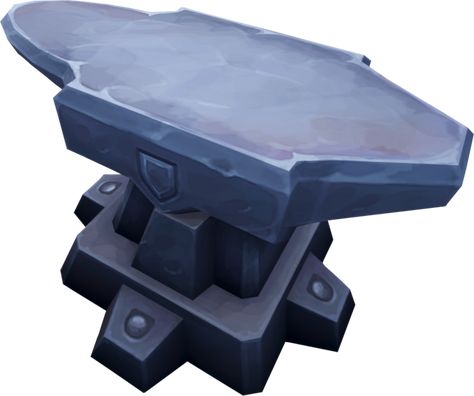 this one is just a pretty regular looking anvil, not gonna lie, but the shape of the top is wider than you'd expect and there's a very small shield carved into the side Stylized Artstyle, Light Rendering, 3d Wireframe, Dwarven Forge, Game Textures, Blacksmith Anvil, Props Concept, Anvils, Hand Painted Textures