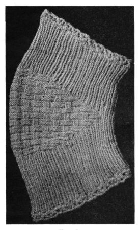 Knee Cap  Knitting Pattern, Free Vintage Knitting Patterns and Instructions from the Handbook of Wool Knitting and Crochet Knit Leg Warmers Pattern, Knee Warmers, Leg Warmers Pattern, Knee Cap, Wool Knitting, Project Gutenberg, Knit Leg Warmers, Elderly People, Crochet Socks