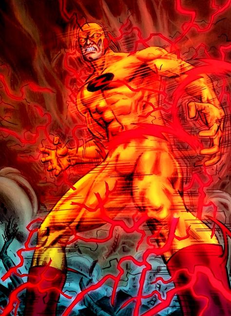 Reverse Flash Art, Hunter Zolomon, Eddie Thawne, Flash Reverso, Dc Speedsters, Anti Flash, Eobard Thawne, Flash Comics, Reverse Flash