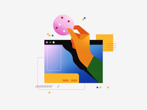 Cookies by Tristan Kromopawiro on Dribbble Party Design Poster, Ui Illustration, Logo Project, Motion Graphics Design, Motion Design Animation, Business Illustration, Animation Design, Cartoon Character Design, Flat Illustration