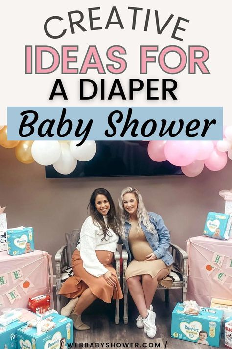 Diaper baby showers are all the rage and for good reason – they're unique, fun, and practical! Whether you're the mom-to-be or the planner, we've got you covered with creative and memorable ideas for your diaper-themed celebration. Discover how to add a personal touch and make it an occasion to remember! Diaper Baby Shower Ideas, Last Baby Shower Ideas, Diaper Party Themes, Diaper Shower Themes, Third Baby Shower Ideas, Baby Shower Diaper Ideas, Diapers And Wipes Baby Shower Ideas, Diaper Party Ideas, Diaper Games Baby Shower Fun