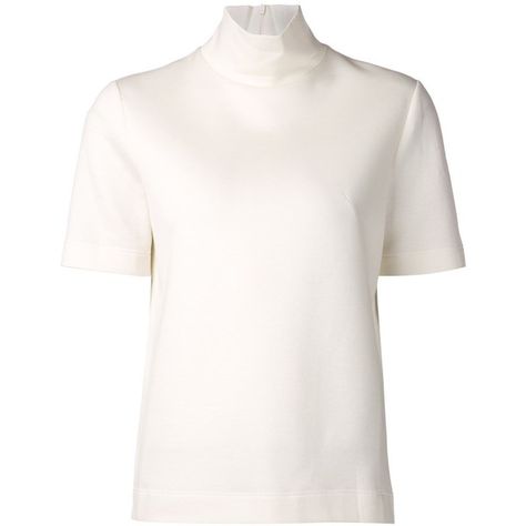 CEDRIC CHARLIER turtleneck T-shirt ($495) ❤ liked on Polyvore featuring tops, t-shirts, shirts, t shirts, white short sleeve turtleneck, white t shirt, turtleneck t shirts and short sleeve turtleneck shirts White Turtleneck Shirt, Tee Turtle, Turtleneck White, Short Sleeve Turtleneck, Cedric Charlier, White Short Sleeve Shirt, Turtleneck T Shirt, Shirts Short Sleeve, Turtleneck Shirt