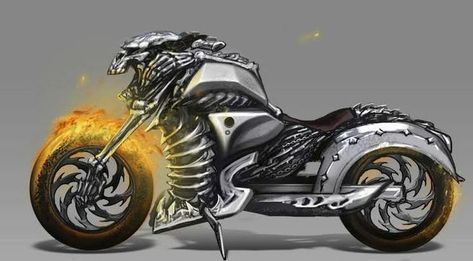 Ghost Rider Bike, Ghost Bike, Rider Bike, Ghost Rider Pictures, Stylish Bike, Motorbike Design, Dark Fantasy Artwork, Futuristic Motorcycle, Concept Motorcycles