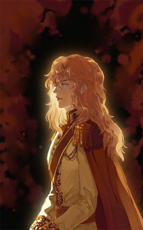 Reinhard Von Lohengramm Fanart, Rose Of Versailles Fanart, King Oc Art, King Anime Art, Lady Oscar Fanart, Prince Character Design, Reinhard Von Lohengramm, King Reference, King Fanart