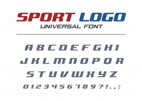 Sport logo universal italic font. fast a... | Premium Vector #Freepik #vector #logo #poster #car #technology Mahindra Logo, Technology Typography, Dm Logo, Car Letter, Italic Font, Style Letters, Speed Car, Logo Poster, Bike Stickers