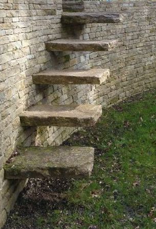 Hillside Terrace, Stone Cabin, Staircase Outdoor, Photo Macro, Stone Ideas, Zen Garden Design, Stair Wall, Stone Landscaping, Stone Stairs