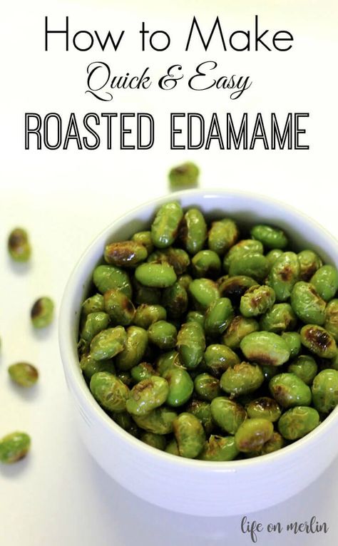 Roasted Edamame Edamame Snack, Edamame Recipe, Roasted Edamame, Edamame Recipes, Crunchy Snack, Edamame, Vegan Snacks, Vegetable Dishes, Food Recipe