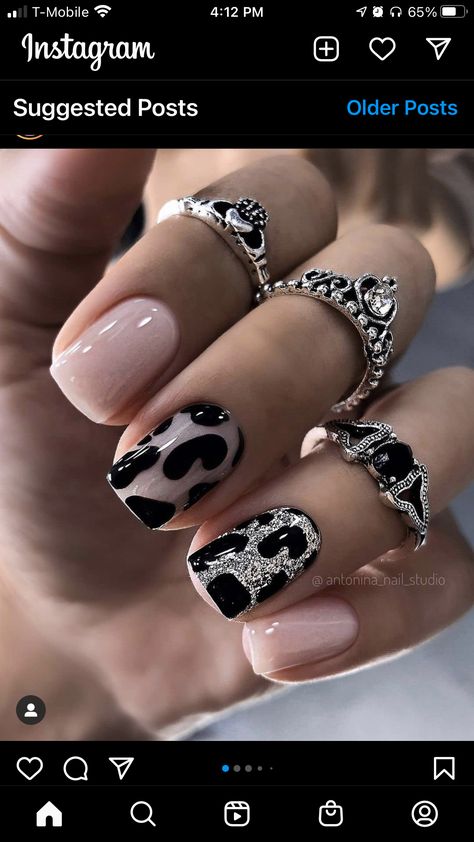 Nail Nail Designs, Western Nails, Country Nails, Cow Nails, Sassy Nails, Leopard Nails, Nail Nail, Hot Nails, Dipped Nails