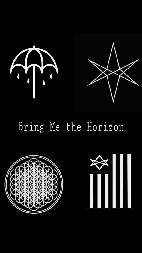 Bmth Nails, Bmth Umbrella, Bring Me The Horizon Lyrics, Umbrella Tattoo, Lyrics Tattoo, Tattoo Practice, Body Is A Temple, Favorite Artist, Music Logo