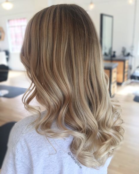 Classically blonde and beautiful with this natural rooty balayage  by Mallory at Honeycomb Salon in Corvallis IG: @mallorygilstrap Honeycomb Blonde, Honeycomb, Blonde Hair, Balayage, Hair And Nails, Hair Hair, Blonde, Hair Color, Long Hair Styles