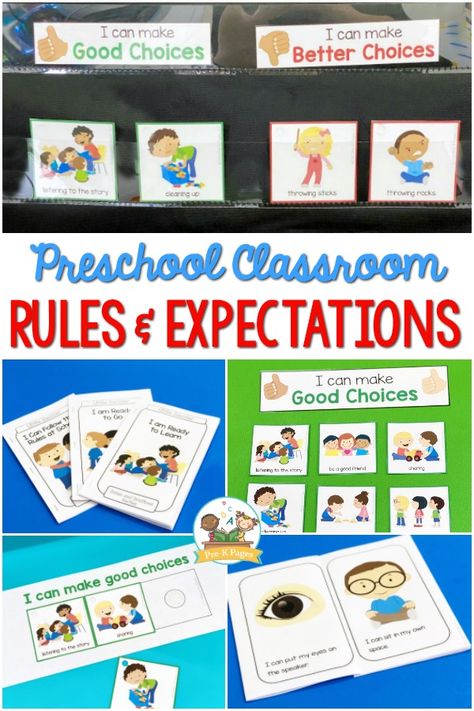 Preschool Classroom Rules and Expectations Rules Craft Preschool, Classroom Rules For Preschool, Preschool Class Rules, Kindergarten Rules, Classroom Rules And Expectations, Teaching Classroom Rules, Preschool Classroom Rules, Classroom Rules Printable, Early Childhood Education Degree