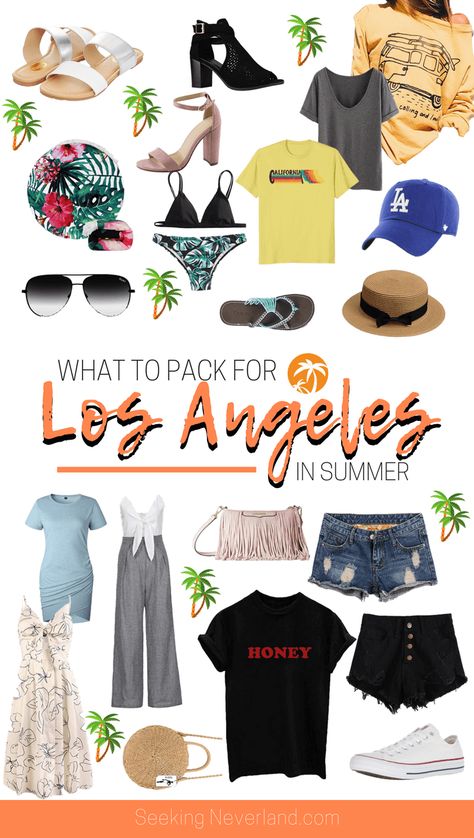 What to pack for Los Angeles in Summer. Ladies! PIN this ultimate packing guide for your summer vacay to LA and effortlessly fit in with the local crowd. // #losangelesfashion #la #packingtips Travel California, Los Angeles Travel, Packing Guide, Travel Outfit Summer, Los Angeles Style, Packing List For Travel, Deep Thought, Travel Packages, Packing Tips For Travel