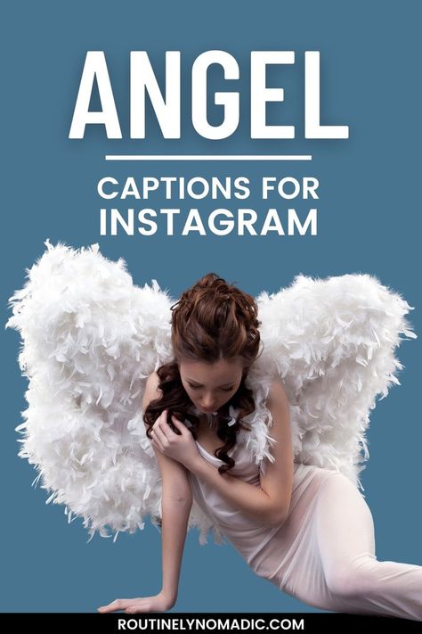 Person with wings and words angel captions for Instagram Angel Costume Captions For Instagram, Short Angel Quotes, Angel Captions For Instagram, Angel Captions, Devil Quotes, Halloween Captions, Angelic Aesthetic, Angel Halloween Costumes, Angel Quotes