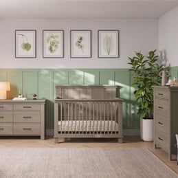 Harmony 3-Drawer Dresser with Baby Changing Table Topper | Child Craft Nursery Grey Furniture, Gray Crib Nursery, Dresser Unit, Grey Crib, Changing Table Topper, Peter Rabbit Nursery, Rabbit Nursery, Wood Nursery, Nursery Dresser