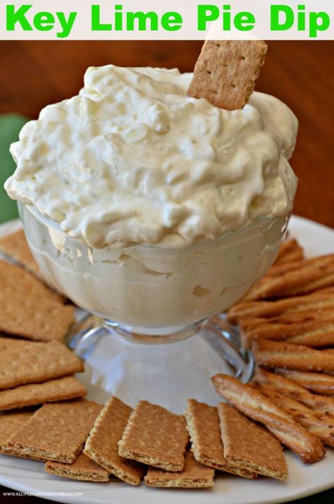 This #Key Lime Pie Dip is super simple dip to make and it taste exactly like a piece of key lime pie. I love to use graham crackers to scoop this dip up. It is the perfect light and creamy after dinner dessert.#dip #pie #key lime #party dip #appetizer #dessert #desserts #recipe