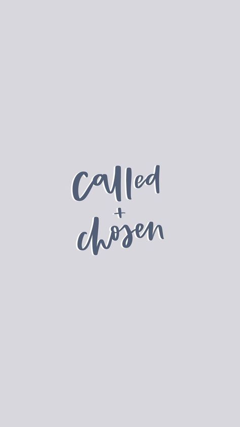 called and chosen Chosen Wallpaper, Ayat Alkitab, Quotes To Inspire, Bible Encouragement, Scripture Quotes, Verse Quotes, Bible Inspiration, Bible Verses Quotes, Jesus Quotes