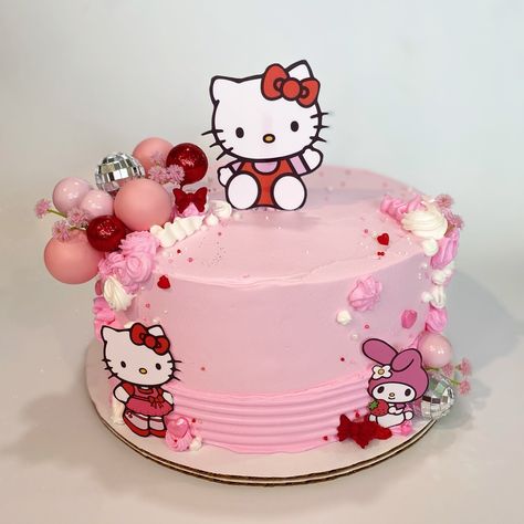 Hello Kitty 🎀❤️ . . . #hellokittycake #hellokittyandfriends #pinkcakes #melodycake #trendycakes Kids Cake Design, Hello Kitty Theme Cake, Hello Kitty Cakes, Cake Hello Kitty, Kitty Birthday Cake, Hello Kitty Birthday Cake, Hello Kitty Themes, Cake Central, Hello Kitty Cake