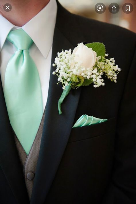 Mint Tie, Wedding Mint Green, Mint Wedding, Green Tie, Virginia Weddings, Groom And Groomsmen, Green Wedding, Wedding Groom, Suit And Tie