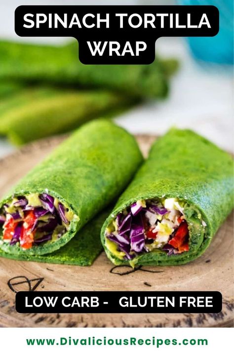 Spinach Egg Wrap Spinach Egg White Wrap, Healthy Spinach Wraps, Spinach Egg Wrap Recipe, Egg And Spinach Wrap, Spinach And Egg Wrap, Egg Spinach Wrap, Keto Spinach Wrap Recipe, Spinach Egg Tortilla, Spinach Egg Wrap